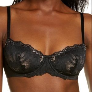 NWT True & Co Soft Lace Balconette Bra